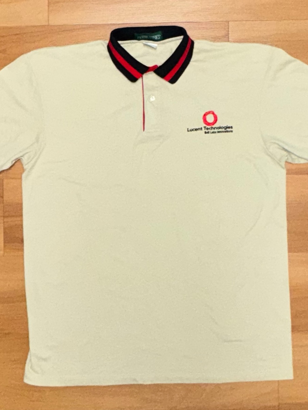 Outer Banks Lucent Technologies Bell Labs Polo Shirt XL 100% Cotton Retro Tech